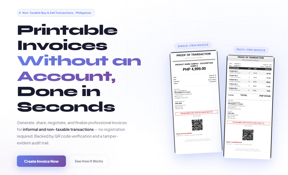 E-Invoicing System